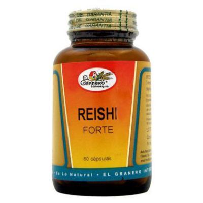 Complemento alimenticio REISHI FORTE 60 cap, sistema inmunológico, corazón, circulatorio y respiratorio.